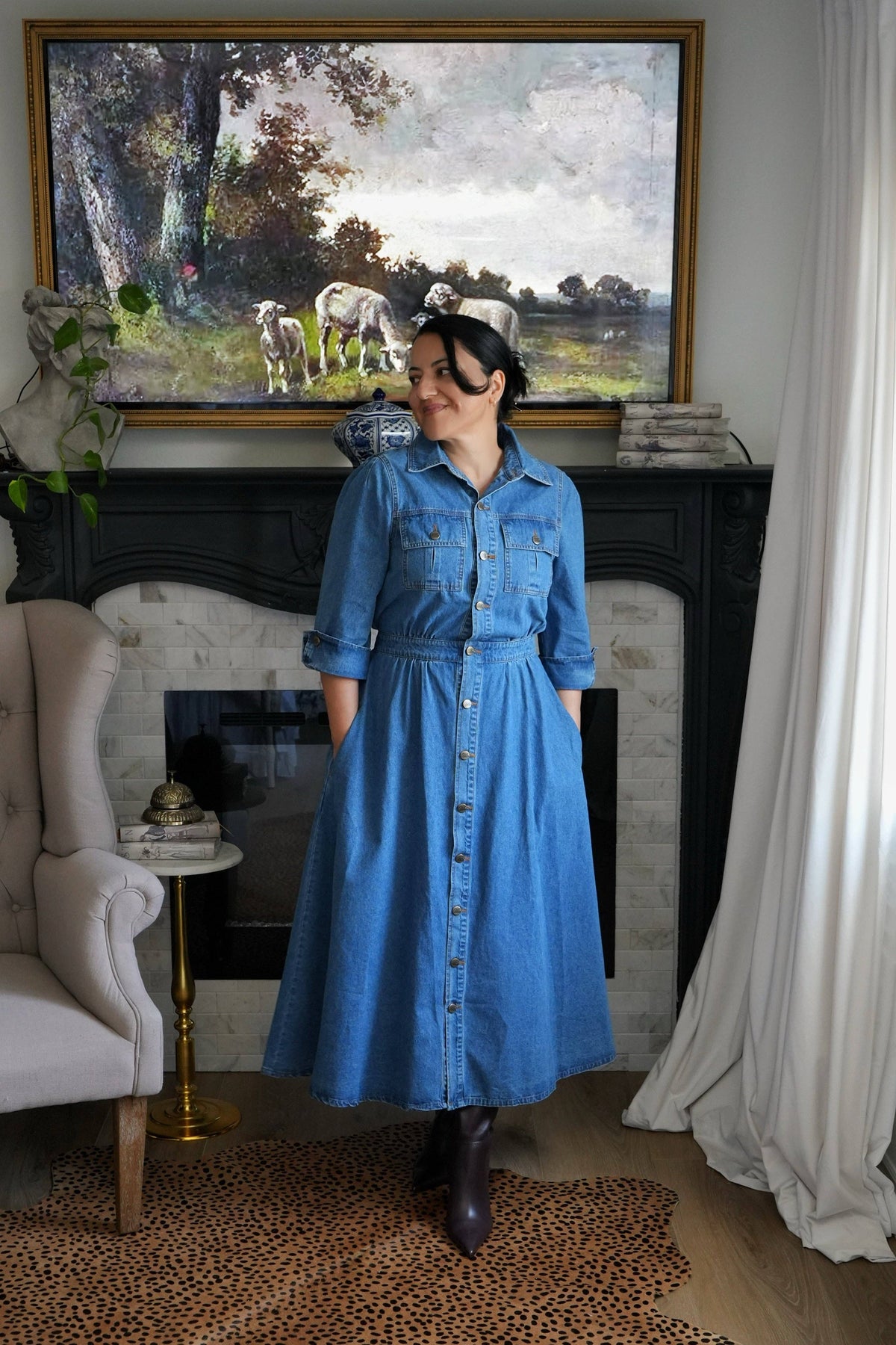 Andromeda Denim Dress